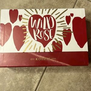 Korres wild rose gift set, cleanser, serum, moisturizer